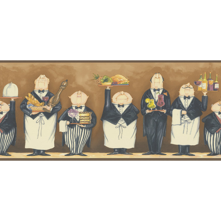 Marlow home co larina chefs wallpaper border wayfair co uk
